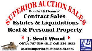 Superior Auction Sales, Suffolk, Virginia